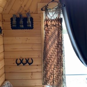 SUNDANCE CATALOG Sheer Lace dress